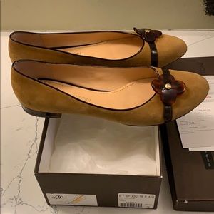 Louis Vuitton Ballerina Suede Flats